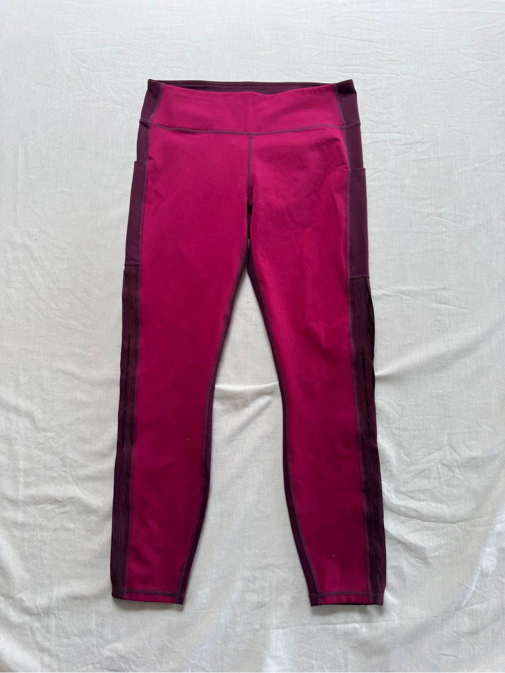 pink & purple fabletics Leggings